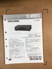 Sony wr8es service for sale  Portland