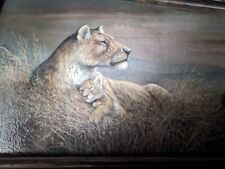art framed lion print for sale  Santa Fe