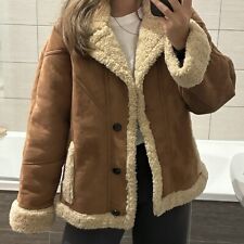 Topshop aviator shearling for sale  BEXLEY