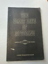 Mobil - The Great Days of Motoring Book - Incompleto/Danificado -P&P Grátis - Vintage, usado comprar usado  Enviando para Brazil