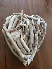 Handmade driftwood heart for sale  ALCESTER