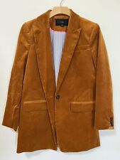 Blazer longo de veludo marrom caramelo J Crew 0 comprar usado  Enviando para Brazil