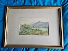Antique watercolour painting for sale  MORPETH