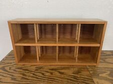 Used, Napa Valley Wooden 96 CD Storage Rack Crate Shelf 8 Slots 23” x 12” VTG 90s for sale  Shipping to South Africa