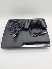 Consola Sony PlayStation 3 PS3 Slim CECH-2501A 160 GB con controlador y cables probados, usado segunda mano  Embacar hacia Argentina