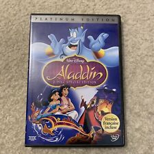 DVD especial Walt Disney Aladdin 2 discos edição platina versão inglesa francesa comprar usado  Enviando para Brazil