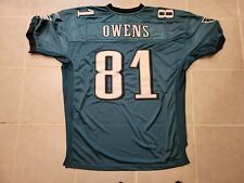 VINTAGE AUTHENTIC TERRELL OWENS EAGLES JERSEY 54 2XL REEBOK PRO LINE  PC  for sale  Shipping to South Africa