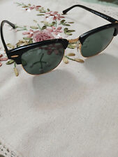 Óculos de sol Ray-Ban Clubmaster armação preta/lente verde - RB3016 W0365 51-21 comprar usado  Enviando para Brazil