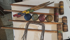 Antique wooden croquet for sale  Shipping to Ireland