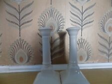 Viintage pair white for sale  BILSTON