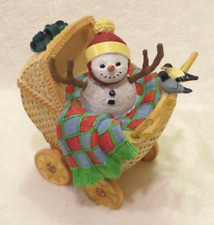 LENOX - Lynn Bywaters - Estatueta de carrinho de bebê boneco de neve na carruagem - Novo na caixa comprar usado  Enviando para Brazil