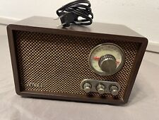 Used, Victrola Bluetooth VRS-2800  Retro Vintage Walnut Wooden Speaker AM/FM Radio  for sale  Shipping to South Africa