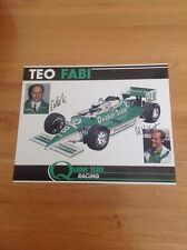 Teo fabi promo for sale  TONBRIDGE