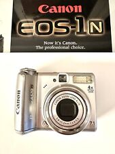 Używany, Canon PowerShot A570 IS Digital Camera Silver  Good Working  Camera Only na sprzedaż  PL