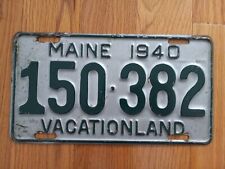 1940 maine license for sale  Buzzards Bay
