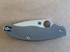 Spyderco penknife titanium for sale  Reston