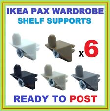 Begagnade, IKEA PAX KOMPLEMENT SHELF SUPPORT PINS WITH SCREWS X6 BRAND NEW GENUINE SPARES till salu  Toimitus osoitteeseen Sweden