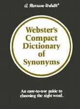 Webster's Compact Dictionary of Synonyms por Merriam-Webster comprar usado  Enviando para Brazil