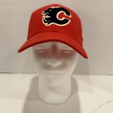 Używany, Calgary Flames Kapelusz Reebok Snapback Center Ice Collection NHL Czerwony na sprzedaż  Wysyłka do Poland