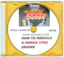 Vídeo "DVD" do motor Honda VTEC B16/18 D16 F22 H22 Civic CRX  comprar usado  Enviando para Brazil