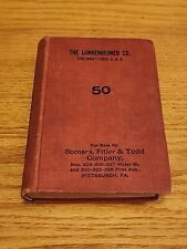1912 lunkenheimer catalog for sale  Lincoln