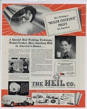 1944 Heil Co. Anúncio: Tanques de transporte de aço inoxidável para leite - Milwaukee Wisconsin, usado comprar usado  Enviando para Brazil