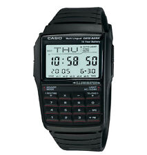 Reloj de banco de datos Casio DBC32-1A de 25 páginas, calculadora, banda de resina, batería de 10 años segunda mano  Embacar hacia Argentina