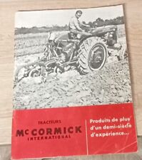 Catalogue tracteurs cormick d'occasion  Duclair