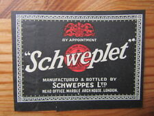 Schweppes vintage schweplet for sale  SHANKLIN