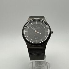Relógio masculino Skagen malha titânio quartzo 234Xxlt - Nova bateria e fecho comprar usado  Enviando para Brazil
