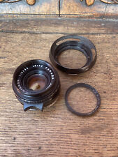 Leica Summicron-m 35mm f2 v3 Optics Mint + 12504 Lens Hood d'occasion  Expédié en Belgium