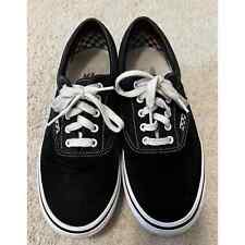 Zapatillas Vans para hombre talla 11,5 negras blancas cordones revestimiento PopCush segunda mano  Embacar hacia Argentina