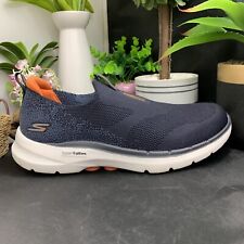 Usado, Tapete de goga Skechers refrigerado a ar Go Walk azul marinho têxtil masculino tamanho 9,5 EUA (041834) comprar usado  Enviando para Brazil