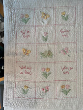 Cobertor de bebê Pottery Barn Kids rosa borboleta tartaruga flor berço colcha comprar usado  Enviando para Brazil