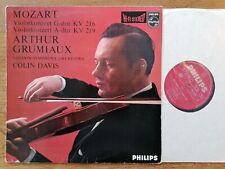 Philips 835 112 AY Stereo - Mozart Violin Concertos Arthur Grumiaux for sale  Shipping to South Africa