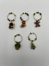 Wine glass charms for sale  Peabody