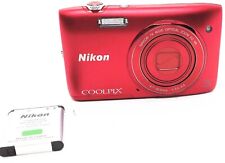 【Quase em perfeito estado 】Câmera Digital Compacta Nikon COOLPIX S3500 Vermelha 20.0MP do Japão comprar usado  Enviando para Brazil