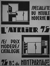 Publicité 1930 atelier d'occasion  Compiègne