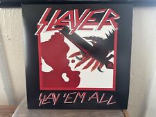 Disco de vinil Slayer Slay ‘Em All excelente estado RARO rosa marmorizado impressão errada comprar usado  Enviando para Brazil
