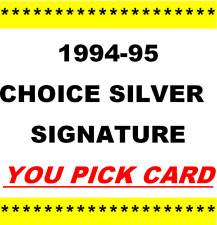 1994 ~ Upper Deck Collector's Choice Silver Signature Basketball ~ YOU PICK CARD, used for sale  Lake Worth