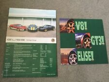 Lotus brochures elise for sale  WEYMOUTH