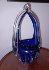 Art glass basket for sale  DONCASTER