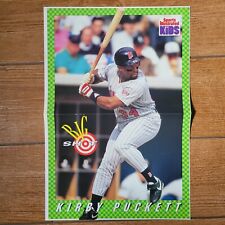Used, Vintage Aug 1992 Sports Illustrated For Kids-KIBRY PUCKETT, Twins Poster-NM-RARE for sale  Tampa