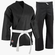 ProForce 6oz Student Karate Gi / Uniform - Black - Size 000 (4-5 Years) for sale  Shipping to South Africa