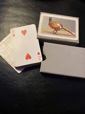 Pheasant playing cards for sale  KIDDERMINSTER