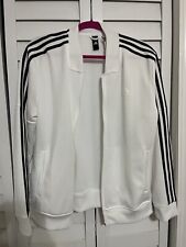 Usado, Juego de 2 piezas de chándal Adidas (Talla M) y chaqueta (Talla L) blanco segunda mano  Embacar hacia Argentina