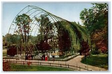 Cartão postal antigo c1910's The Flying Cage New York Zoological Park Bronx NY comprar usado  Enviando para Brazil