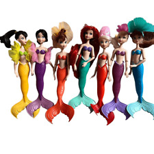 Juego de 7 sirenas Disney La Sirenita 30 años Aniels Sisters LEER segunda mano  Embacar hacia Argentina