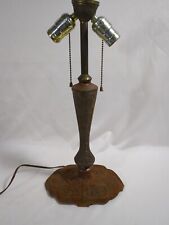 Vintage Cast Iron Table Lamp Base Column Steampunk Victorian Ornate Lamp Parts for sale  Shipping to South Africa