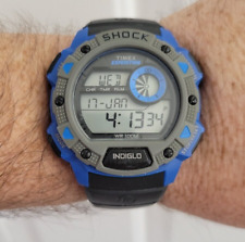Timex Expedition relógio masculino resistente a choques alarme Indiglo azul cinza preto comprar usado  Enviando para Brazil
